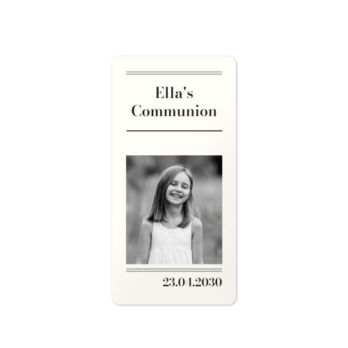 Gift wrapping stickers Rectangular - set of 48