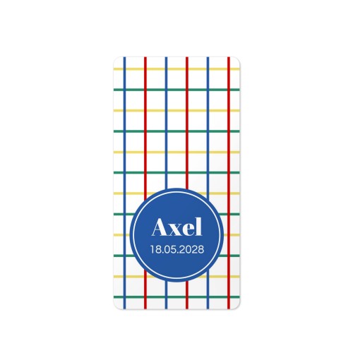 Presentetiketter rektangulär - 48 st