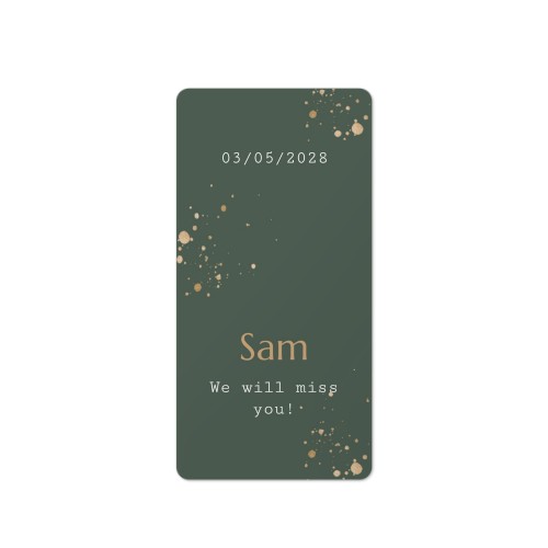 Rechthoekige stickers