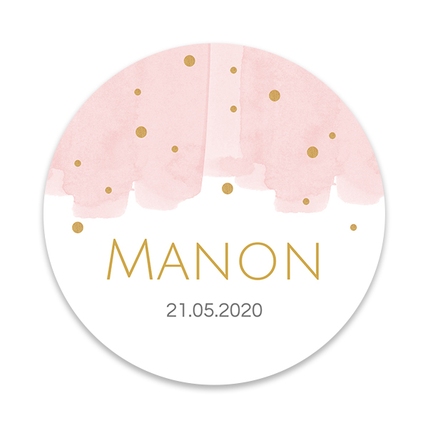 Ronde stickers groot - Set van 24 Ronde stickers groot - Set van 24
