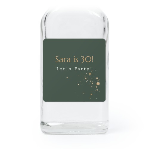 Fiole en verre transparent avec autocollant carré - Lot de 12 Fiole en verre transparent avec autocollant carré - Lot de 12