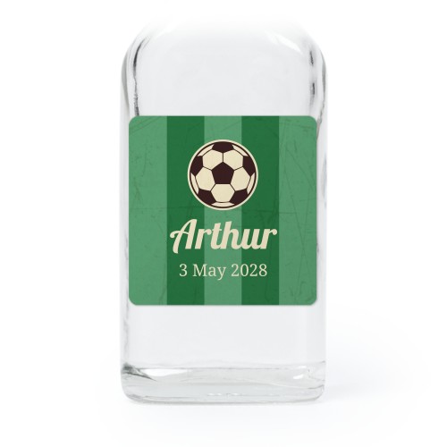 Mini bottles with square stickers – Set of 12