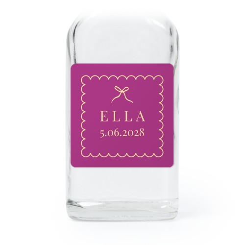 Classy Scallop Bow - Text Only Classy Scallop Bow - Text Only