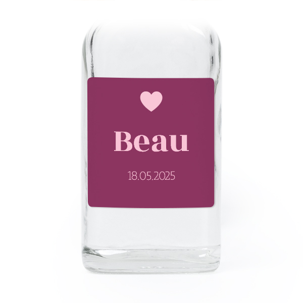 Colour Block Heart - Text Only Colour Block Heart - Text Only