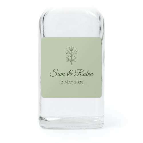 giftstickersquare4x4_vintagefloralframegreen