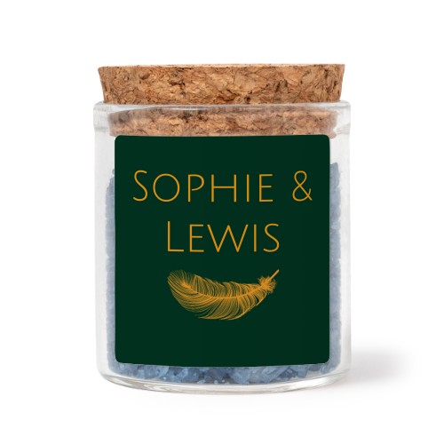 Classic Feather Gold - Text Only
