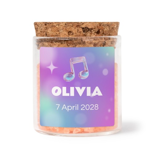 Holographic Music Notes