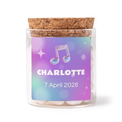 Holographic Music Notes