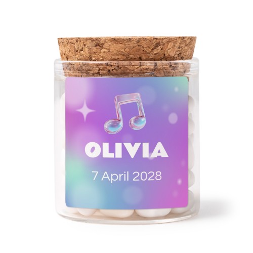 Holographic Music Notes