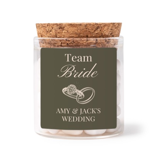 Bokaaltjes met sticker Vierkant (Set van 12) Bokaaltjes met sticker Vierkant (Set van 12)