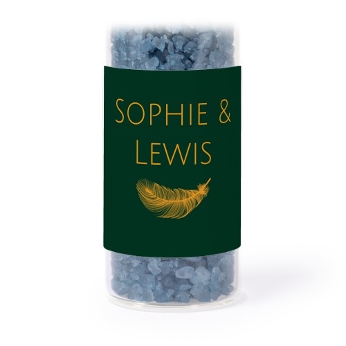 Classic Feather Gold - Text Only