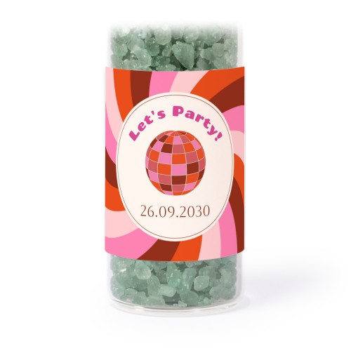 Mini-Glasröhrchen Set mit quadratischen Stickern & Badesalz Grün - 12 Stk. Mini-Glasröhrchen Set mit quadratischen Stickern & Badesalz Grün - 12 Stk.