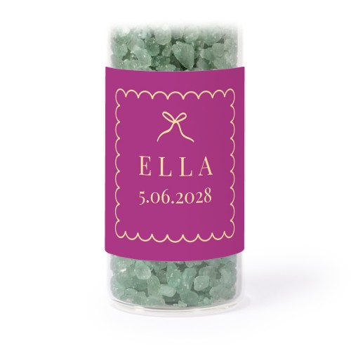 Classy Scallop Bow - Text Only Classy Scallop Bow - Text Only