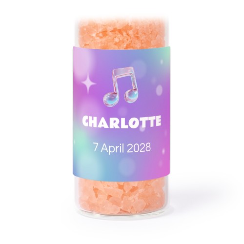 Holographic Music Notes