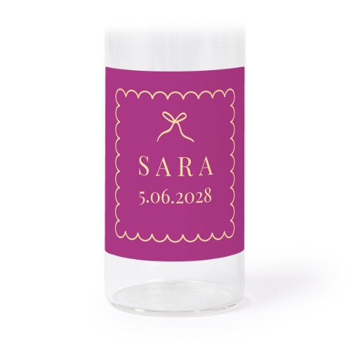 Classy Scallop Bow - Text Only