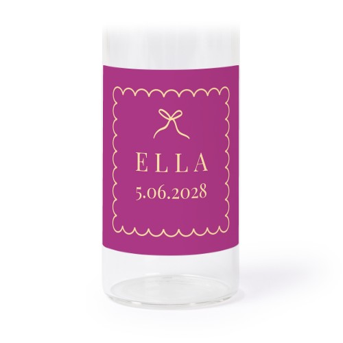 Classy Scallop Bow - Text Only