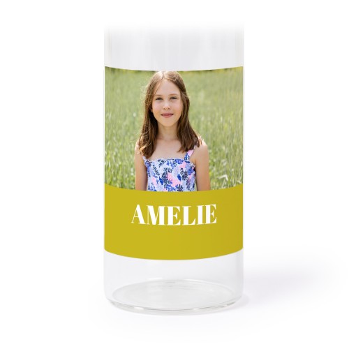 Mini-Glasröhrchen Set mit quadratischen Fotostickern - 12 Stk.