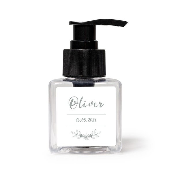 Tvålpump Svart Kvadratisk - 12 stk