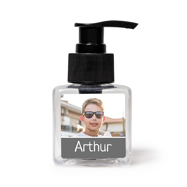 Mini Soap Dispenser Black Square (Set of 12)