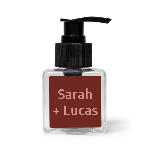 Mini Soap Dispenser Black Square (Set of 12)