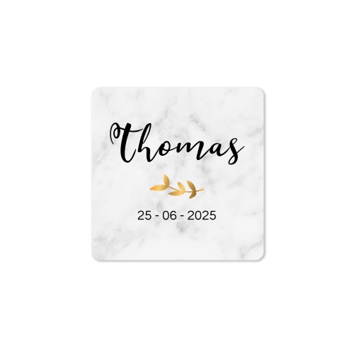 Mini Soap Dispenser Natural Square (Set of 12)