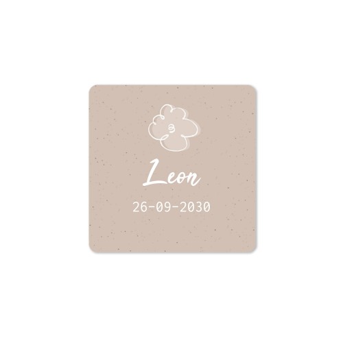 Distributeur de savon bois & sticker carré (lot de 12)