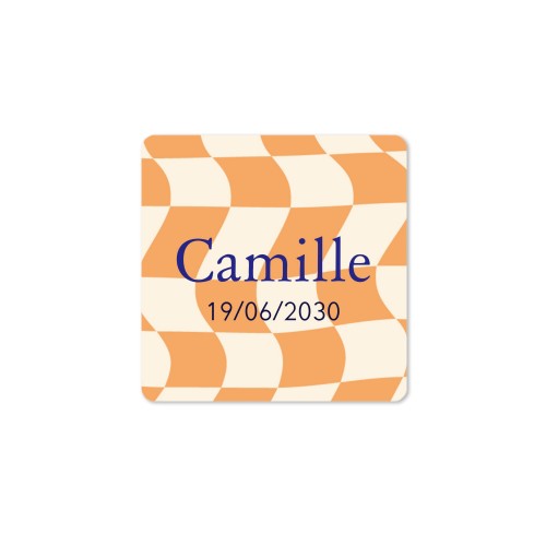 Distributeur de savon bois & sticker carré (lot de 12)