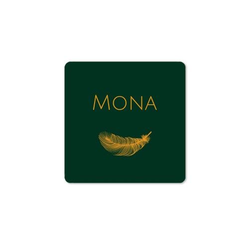 Distributeur de savon bois & sticker carré (lot de 12)