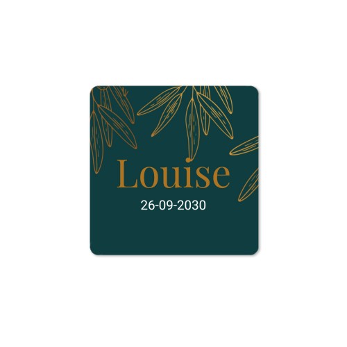 Distributeur de savon bois & sticker carré (lot de 12)