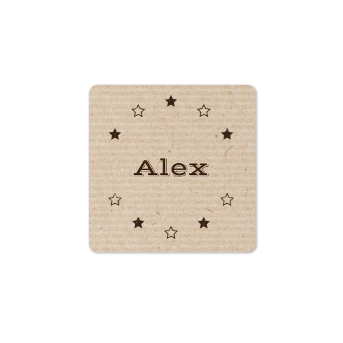 Mini Soap Dispenser Natural Square (Set of 12)