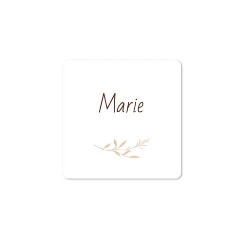 Distributeur de savon bois & sticker carré (lot de 12) Distributeur de savon bois & sticker carré (lot de 12)