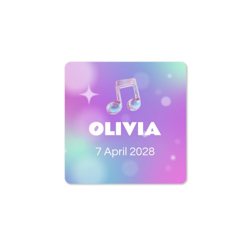 Holographic Music Notes Holographic Music Notes