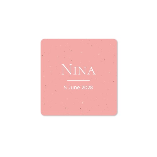 Mini Soap Dispenser Natural Square (Set of 12)