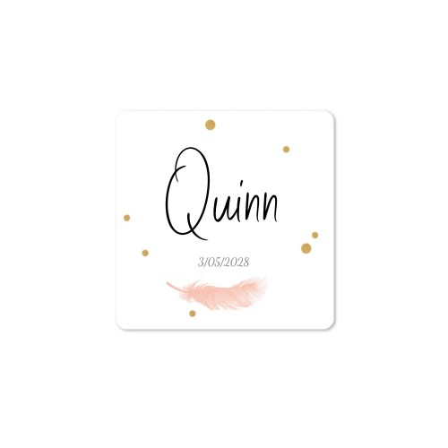 Feather Sparkles  - Text Only