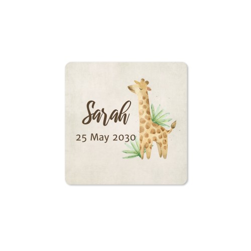 Mini Soap Dispenser Natural Square (Set of 12)