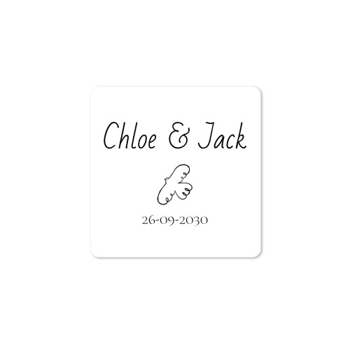 Mini Soap Dispenser Natural Square (Set of 12)