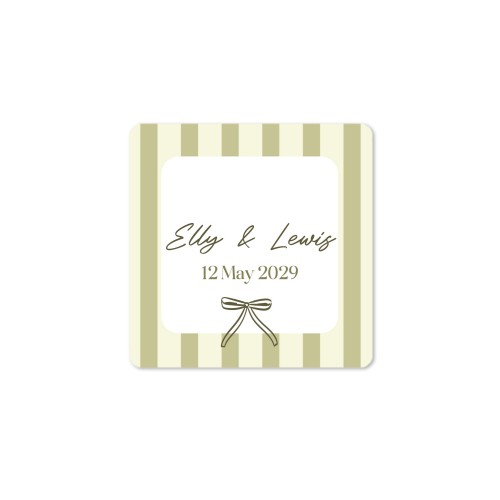 Mini Soap Dispenser Natural Square (Set of 12)