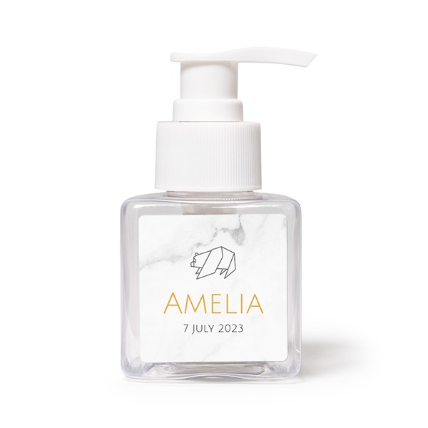 Origami Marble Bear - Text Only