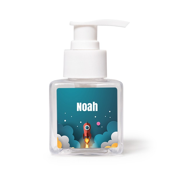 Mini Soap Dispenser White Square - set of 12