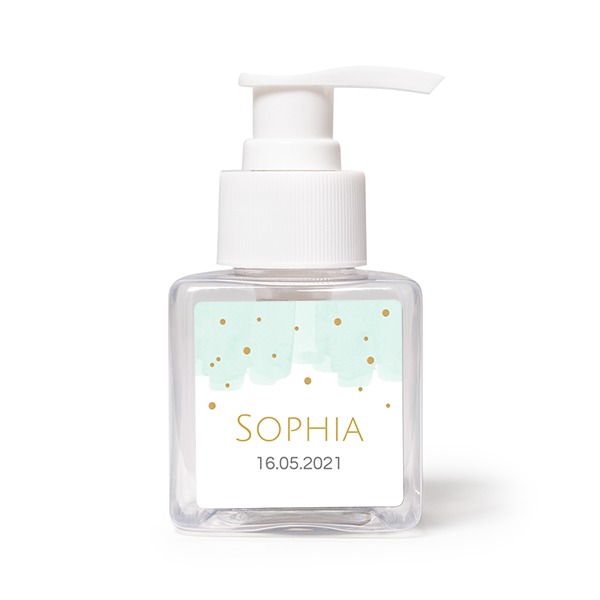 Mini Soap Dispenser White Square - set of 12