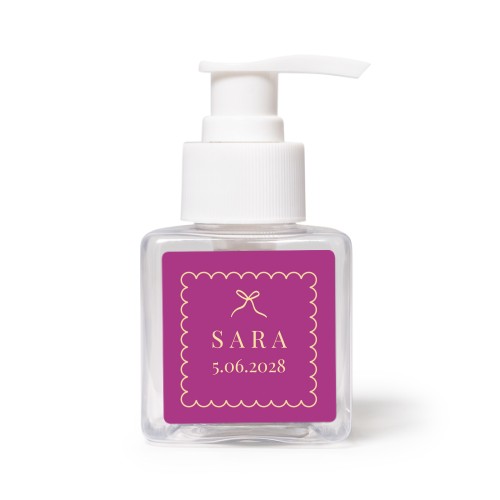 Classy Scallop Bow - Text Only