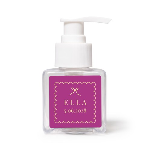 Classy Scallop Bow - Text Only