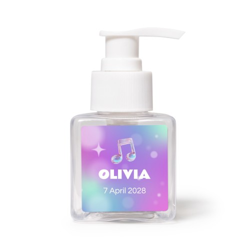 Holographic Music Notes