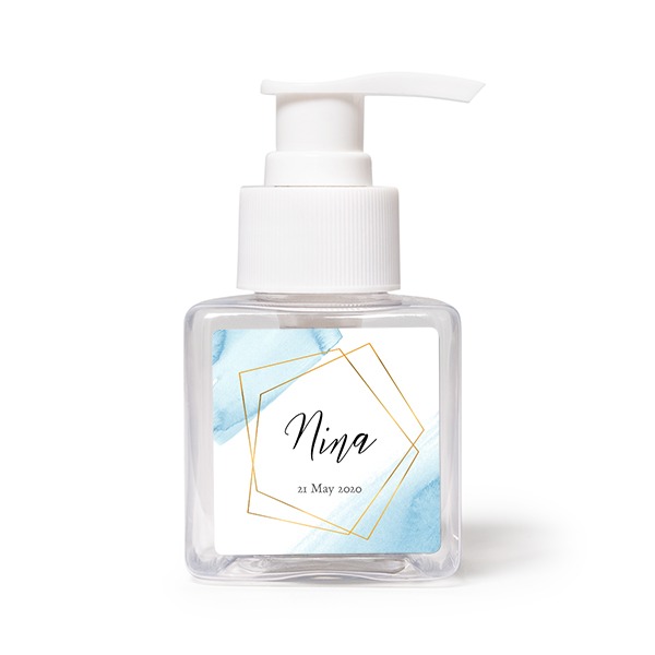 Mini Soap Dispenser White Square - set of 12