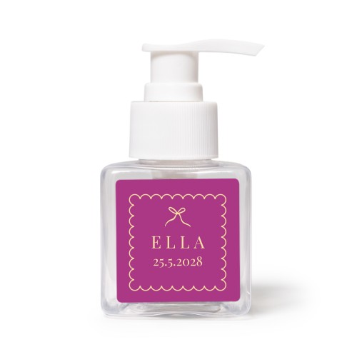 Classy Scallop Bow - Text Only