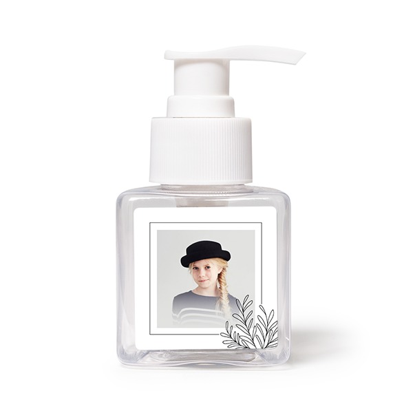 Mini Soap Dispenser White Square - set of 12