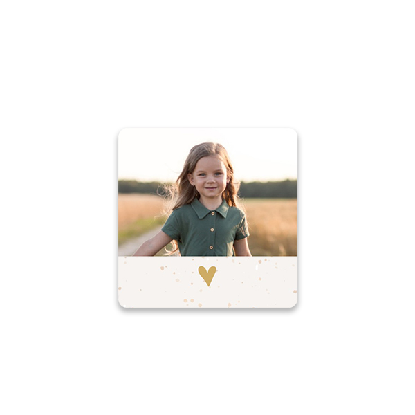 Stickers voor bedankjes vierkant (set van 12)