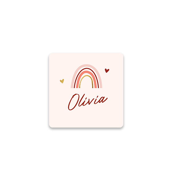 Etiquettes carrées pour cadeaux (set de 12)