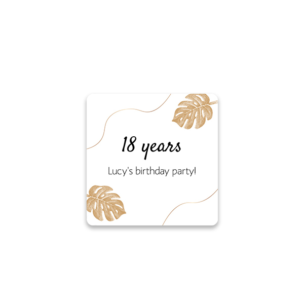 Gift Stickers Square (set of 24) Gift Stickers Square (set of 24)