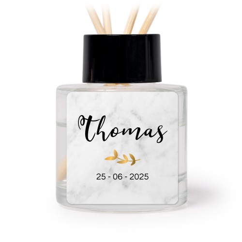 Huisparfum diffuser zwart vierkant (set van 12) Huisparfum diffuser zwart vierkant (set van 12)